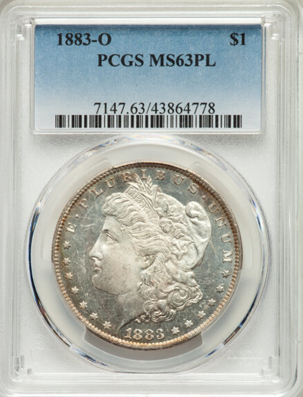 1883-O $1 MS63 Prooflike PCGS